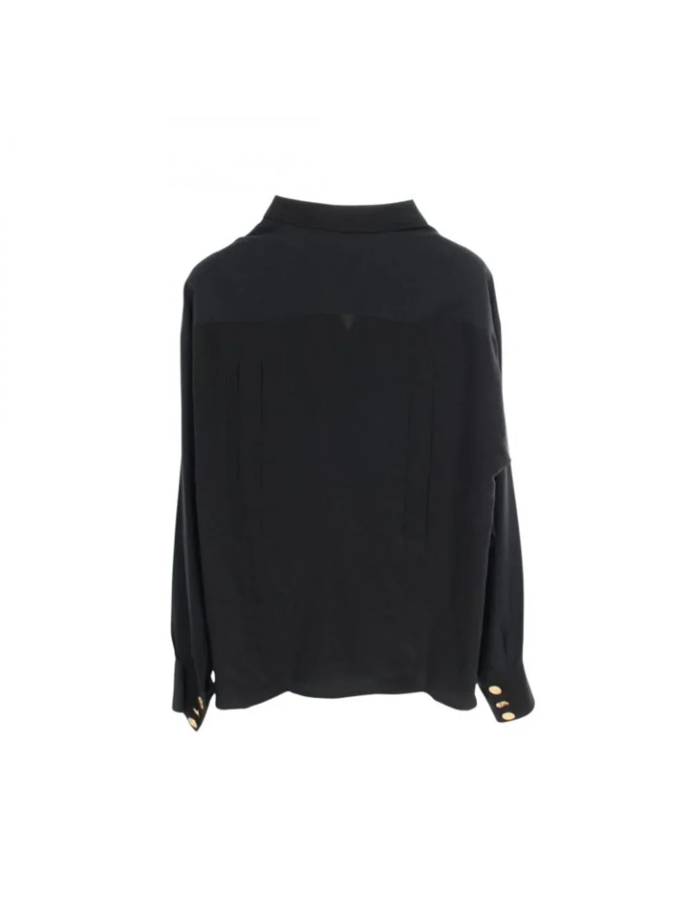 Chanel CC Logo Shirt Silk Jacket